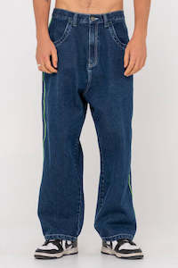 Jeans: RUSTY Flip Daddy 2.0 Jean Deep Sea Blue