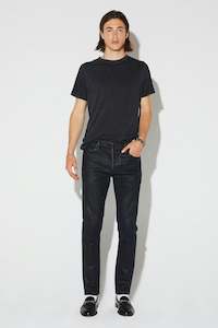 Jeans: NEUW Lou Slim Beyond Black Coated Black