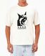 ABRAND Doghouse Tee Ghost White