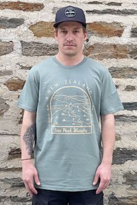 Base: BASE Roys Peak Staple Tee Mens Sage Clay