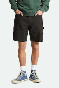 Brixton: BRIXTON Builders Carpenter Short Washed Black
