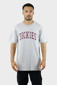 Dickies: DICKIES Longview Stadium Classic Fit Tee Grey Marle