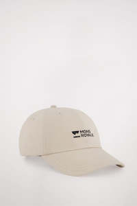 Caps: MONS ROYALE Unisex Original Cap Acc Lock Up Oatmeal