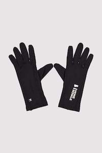 MONS ROYALE Unisex Olympus Merino Glove Liners Vert Lock Up Black