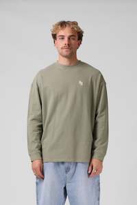 Tees Long Sleeve Mens: RPM V2 Sanded Ls Tee Sage