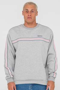 Crews Womens: RUSTY Walkman Crew Neck Fleece Ecru Marle