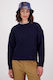 SWANNDRI Chicago Womens Check Crew Navy