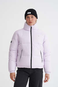HUFFER Womens Box Puffer Jacket Orchid