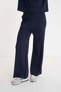 HUFFER Merino Lounge Pant Midnight