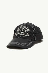 AFENDS Cosmic Con 6 Panel Cap Black