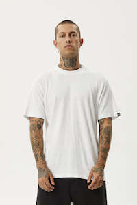 AFENDS Classic Retro Fit Tee White