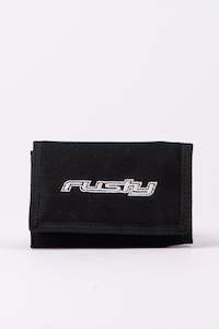 Wallets Unisex: RUSTY Road Trip Tri Fold Wallet Black