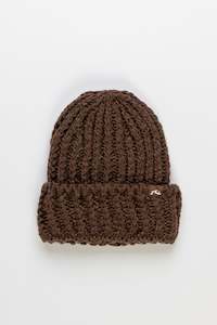 RUSTY Aspen Chunky Beanie Pinecone