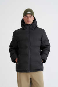 Down Jackets Mens: HUFFER Mens Superdown Jacket Black