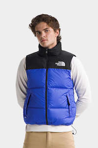 Down Vest Mens: THE NORTH FACE Mens 96 Retro Nuptse Vest Estate Blue Tnf Black
