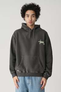 Hoodies Mens: S DOUBLE This Thing Dot Hood Washed Brown