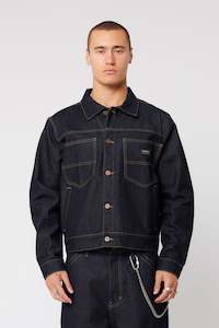 Jackets Mens: ABRAND A1 Jacket Scout Raw Indigo