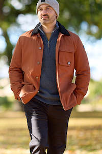 Jackets Mens: SWANNDRI Barrytown V3 Canvas Jacket Rusty