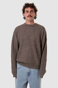 Knits Mens: THRILLS Minimal Thrills Crew Knit Loam