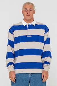 Tees Long Sleeve Mens: RUSTY Wilk Long Sleeve Rugby Mab