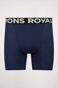 MONS ROYALE Mens Hold 'Em Boxer Logo Midnight