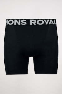 MONS ROYALE Mens Hold 'Em Boxer Logo Black