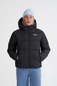 HUFFER Womens Street Puffer Jacket Black