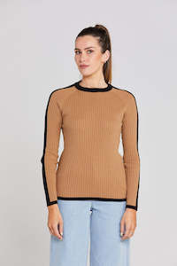 Tops Long Sleeve Womens: THING THING Unity Longsleeve Biscuit