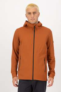 Mens Mons Royale Merino: MONS ROYALE Mens Arcadia Merino Fleece Hoody Mbm Label Ginger