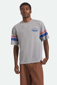 BRIXTON Ford Truck Country Jersey Heather Grey