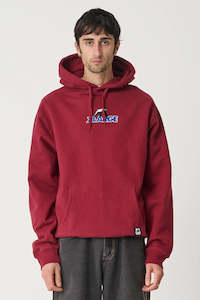 Hoodies Mens: XLARGE Climb Hood Burgundy