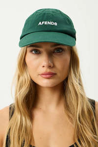AFENDS Daylight Panelled Cap Hunter Green