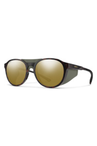 Sunglasses: SMITH Venture Matte Tortoise Chromopop Glass Polarised Bronze Mirror