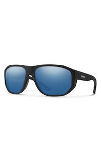 SMITH Outrigger Matte Black Chromopop Glass Polarised Blue Mirror