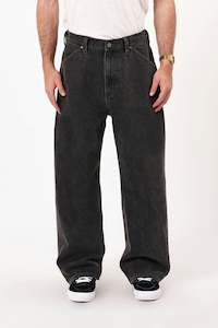 Jeans: ABRAND A6 big Baggy Bazza Washed Black