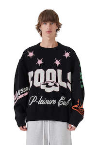 Knits Mens: BARNEY COOLS Nwo Knit Black