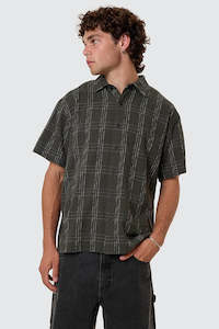 Shirts Mens: THRILLS Built To Win Ss Shirt Oil Green