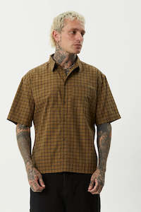 Shirts Mens: AFENDS Challanger Check Short Sleeve Shirt Elmwood