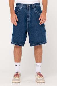 Shorts Mens: RUSTY Flip Daddy Tapeless Jort Deep Sea Blue