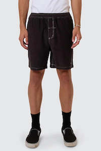 Shorts Mens: THRILLS Anarchy In Paradise Cord Volley Dark Charcoal