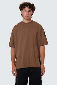 Tees Mens: THRILLS Superior Thrills Box Fit Oversize Tee Trader Brown