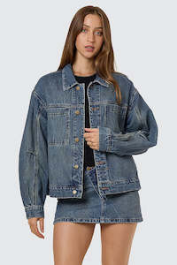 THRILLS Bailey Jacket Vanish Mid Blue