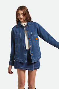 BRIXTON Durham Shirt Jacket Rinse Denim