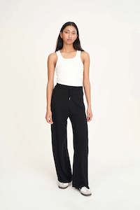 Pants Womens: HUFFER Cruise Knit Pant Black