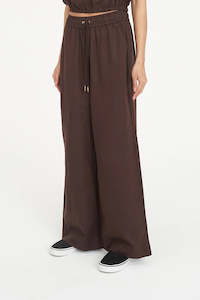 Pants Womens: HUFFER Lin In Lounge Pant Cocoa