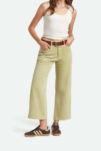 Pants Womens: BRIXTON Margo Cropped 5 Pocket Pant Elm