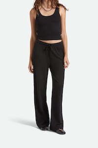 Pants Womens: BRIXTON Pointelle Lounge Pant Black