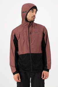 Mens Mons Royale Merino: MONS ROYALE Mens Diversion Wind Jacket Alu Coffee Black