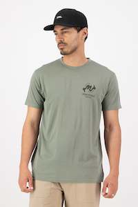 MONS ROYALE Mens Icon Classic T-Shirt Mr Thumb Willow