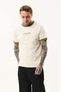 AFENDS Mix Up Ringer Tee Moonbeam